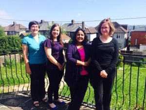 Suzanne Carey, Deirdre Herlihy, Valeria Fulam, Ray Greene